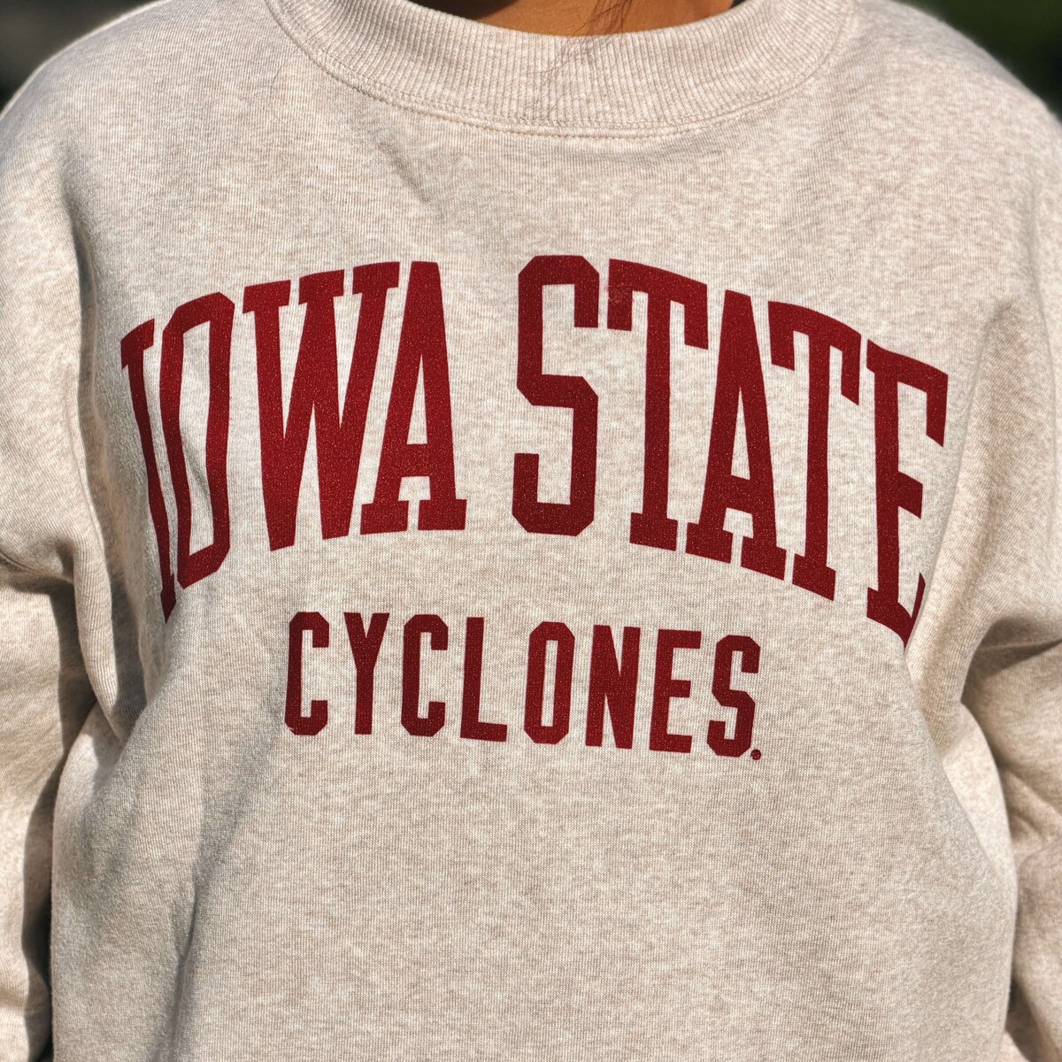 Champion Women's Iowa State Pebblestone Triumph Crewneck Sweatshirt